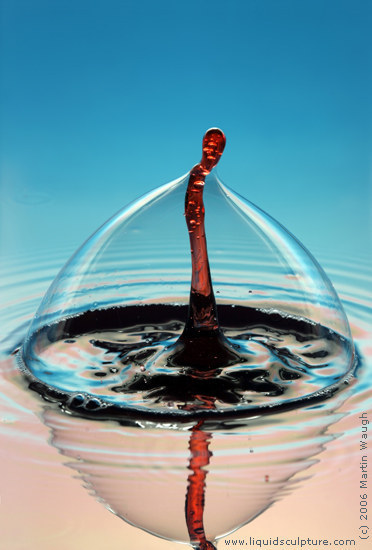 Water Drop image called "AgainstTheOdds", (c) 2011 Martin Waugh