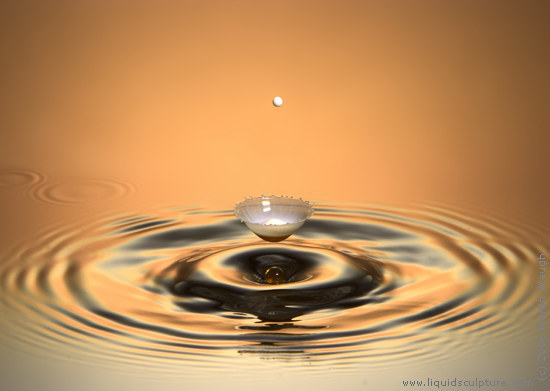 Water Drop image called "CopperCream3", (c) 2011 Martin Waugh
