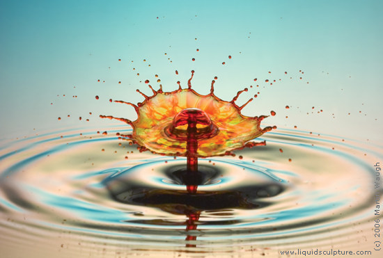 Water Drop image called "ExplodingBowler1", (c) 2011 Martin Waugh