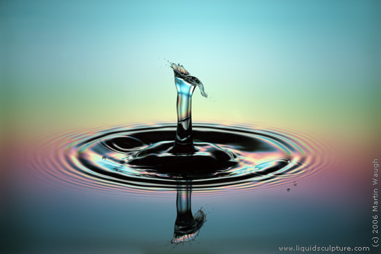 Water Drop image called "Panting", (c) 2011 Martin Waugh