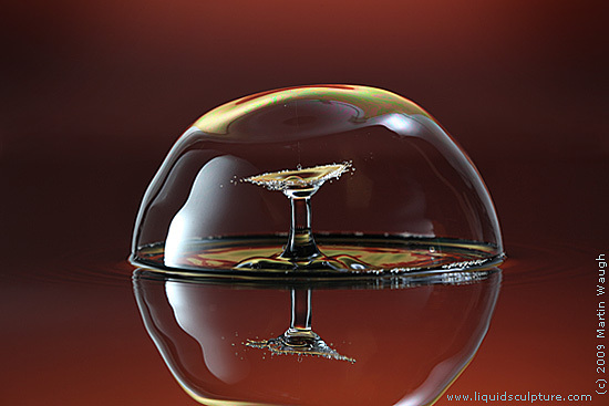 Water Drop image called "RainGlobe", (c) 2011 Martin Waugh