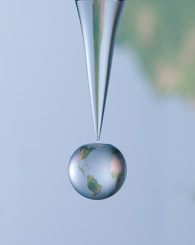 The world in a water drop